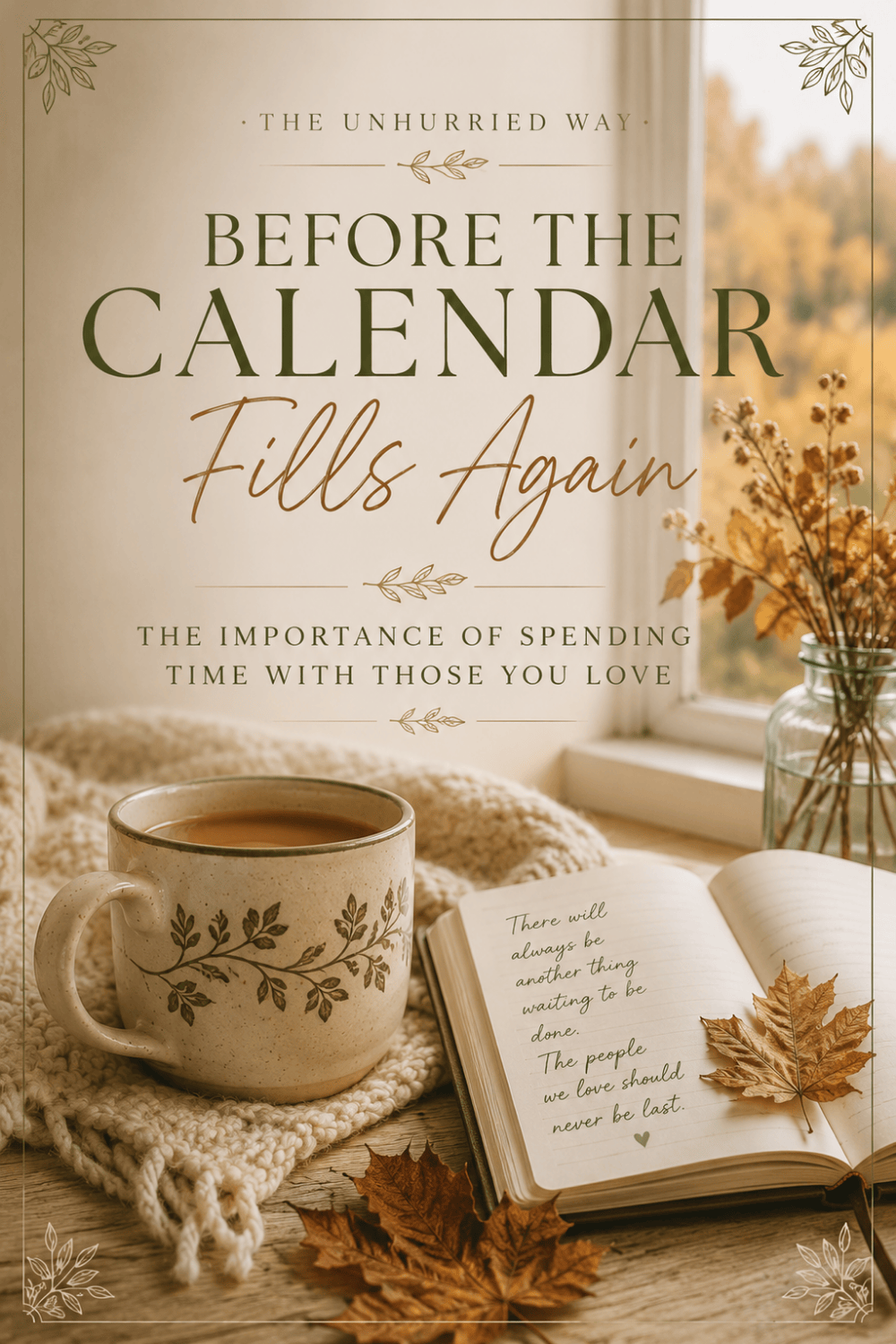 Before the Calendar Fills&nbsp;Again